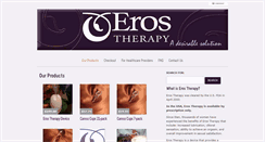 Desktop Screenshot of eros-therapy.com