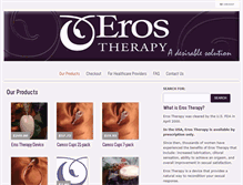 Tablet Screenshot of eros-therapy.com